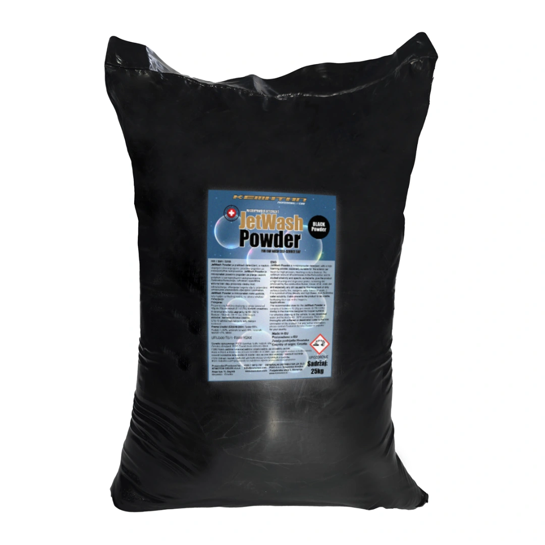 JetWash Powder - Black - DETERDŽENT U MIKROPRAHU 25kg